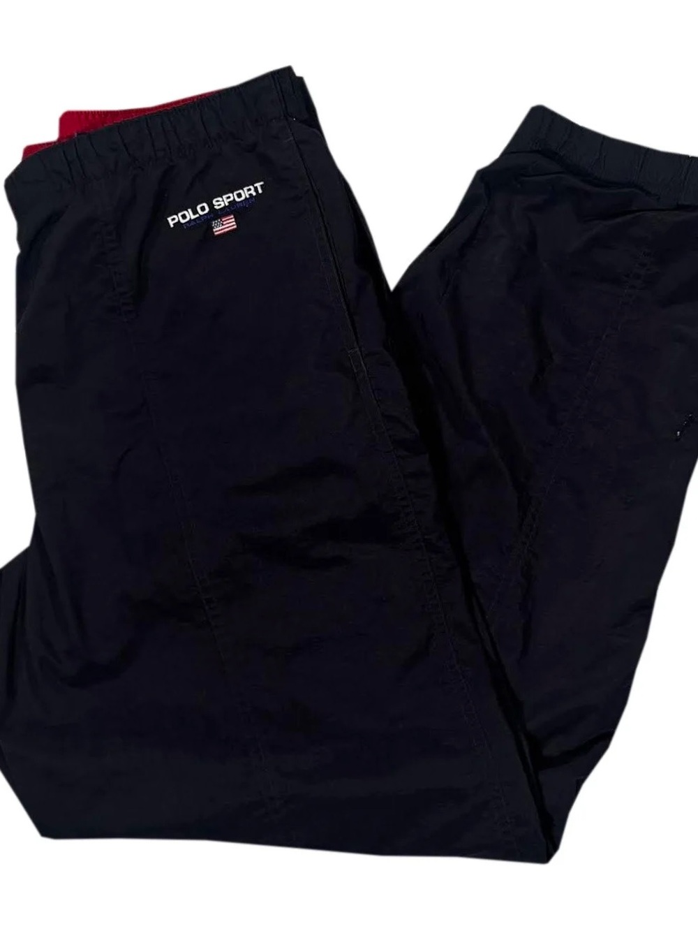 Vintage Polo Sport Ralph Lauren Navy Windbreaker Pants (Size M)